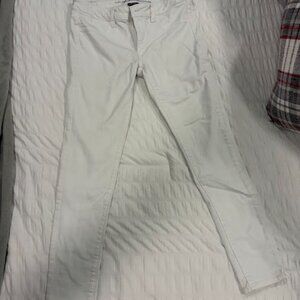 American Eagle Outfitters White Super Skinny Jeans - 6 Short Excellent Condition